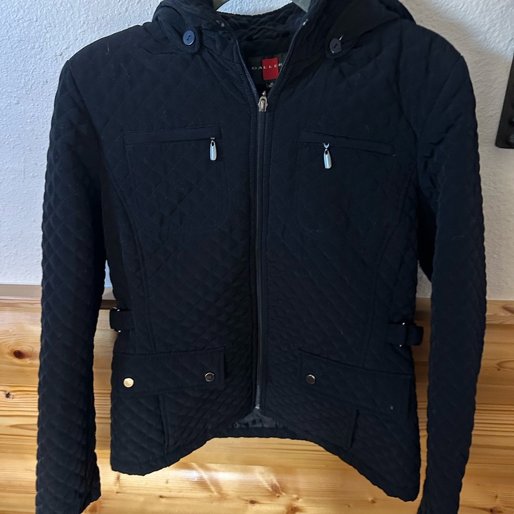 Women's Quilted Black Jacket
